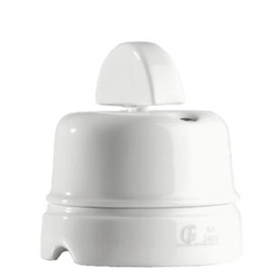 INTERRUTTORE ROTATIVO - LUNETTA BIANCA