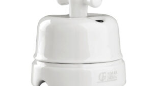 Pulsante rotativo - classico bianco