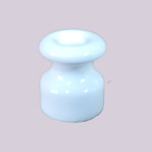 ISOLATORE Ø 20 PORCELLANA BIANCO LUCIDO 25 PZ.