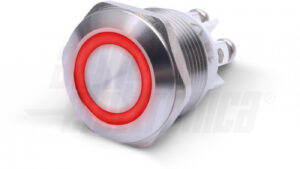 PULS.ANTIVAN.1PON-OFF VITE 12V ROSSO