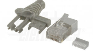 SP RJ45 8P8C CAT6A SCH.FL-SOL.CAPPUCCIO