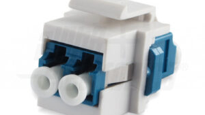 KEYSTONE DA FIBRA LC A LC BIANCO