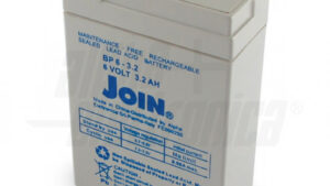 BATT. PIOMBO 6V 3.2 A CON FASTON
