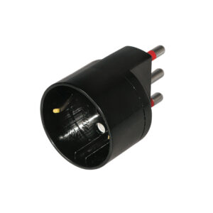 ADATT.SCHUKO 2P+T 16A 250V NERO