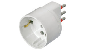 ADATT.SCHUKO 2P+T 10A 250V BIANCO
