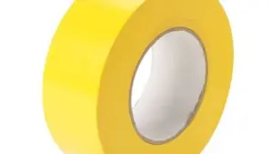 Nastro isolante 15 mm x 15 mm x 10m giallo