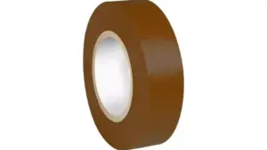 Nastro isolante 15 mm x 15 mm x 10m marrone