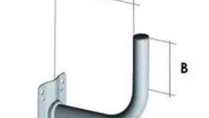 SUPPORTO MURO X PARABOLA CM 75