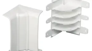 Angolo interno variabile 70x20 bianco