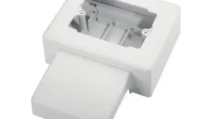 Scatola torretta 83.5 - 70 x 20 bianco 3 moduli