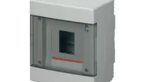 Centralino parete ip40 portella traspare 4mod