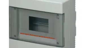 Centralino parete ip40 portella traspar 8mod