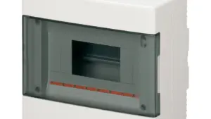 Centralino parete ip40 portella traspar 8mod b