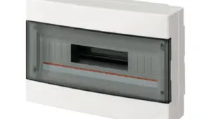 Centralino parete ip40 portella traspar 18mod b