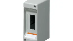 Centralino a parete ip40 senza porta 1/2 moduli