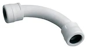 Raccordo curvo 90° tubo tubo ip67 ø 20 mm