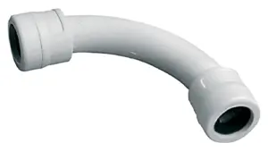 Raccordo curvo 90° tubo tubo ip67 ø 50 mm
