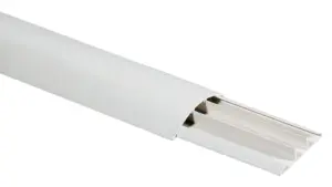 Canale a pavimento bianco 75 x 17 mm
