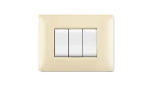 Placca mylife q 3 moduli avorio