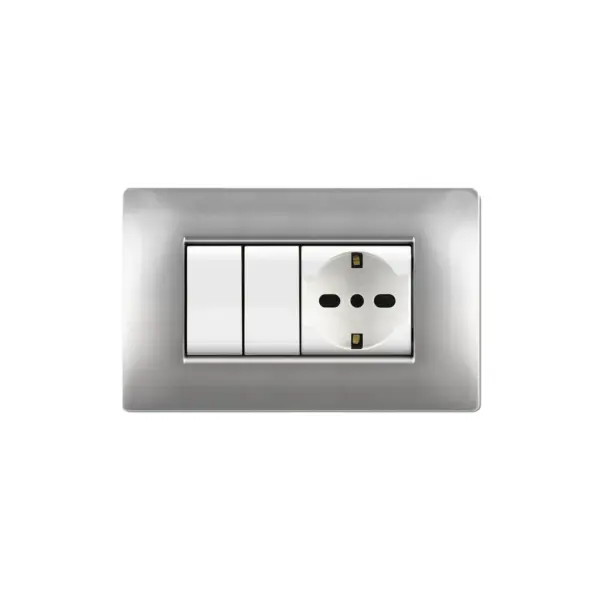 placca-mylife-q-4-moduli-alluminio-chiaro