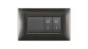 Placca mylife q 4 moduli grigio scuro