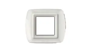 Placca mylife 2 moduli bianco