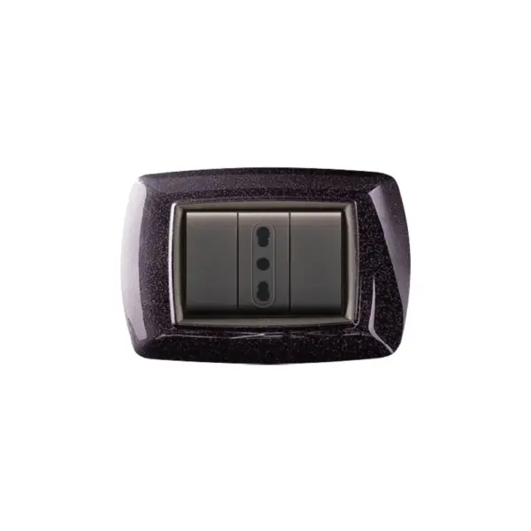 placca-mylife-3-moduli-nero-glittering