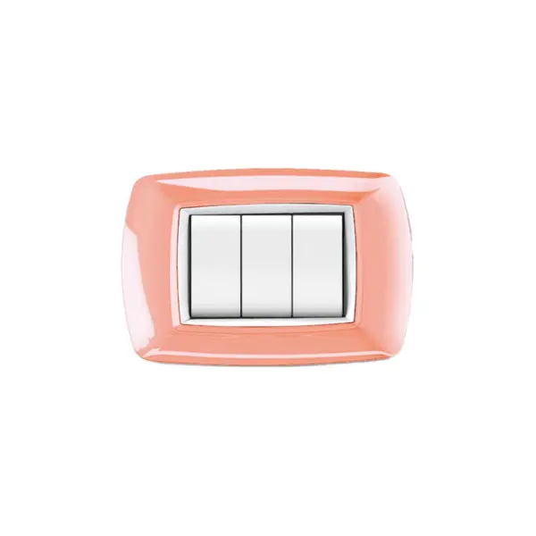 placca-mylife-3-moduli-arancio-pastello