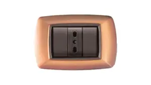 Placca mylife 3 moduli rame