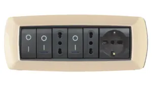 Placca mylife 7 moduli avorio