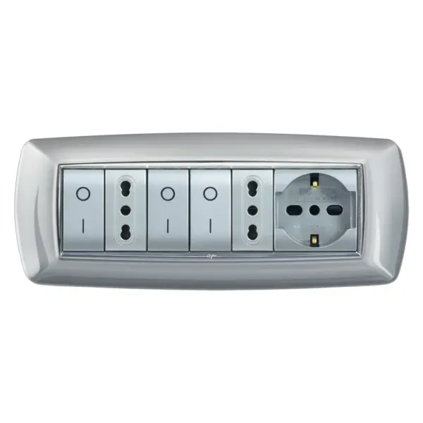 placca-mylife-7-moduli-alluminio-chiaro