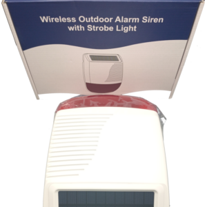 sirena-esterno-wireless-433-20db-con-pannello