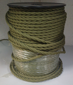 CAVO SETA 3X1  VERDE VINTAGE