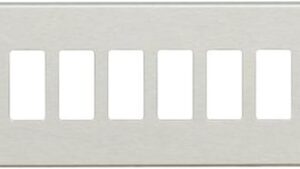 BTicino Matix Placca 6P Alluminio