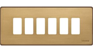 BTicino Matix Placca 6P Bronzo