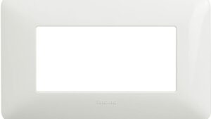 BTicino Matix Placca 4 mod tecnopolimero bi