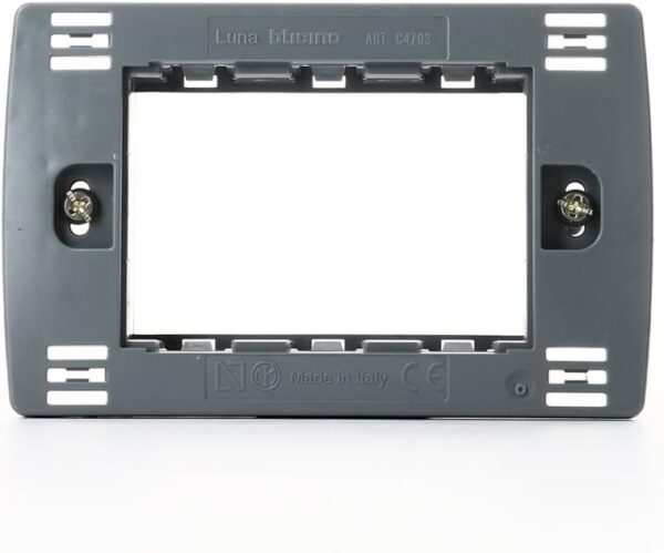 bticino-luna-placca-resina-3-moduli-grigio