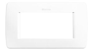 BTicino luna placca 3 moduli Bianca