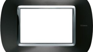 BTicino Axolute Placca ellittica 3 mod antracite