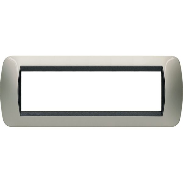bticino-placca-living-7-moduli-titanio-chiaro