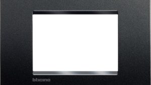 BTicino Placca Livinglight 3 moduli antracite