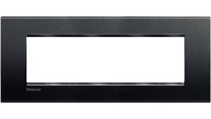 BTicino Placca Livinglight 7 moduli antracite