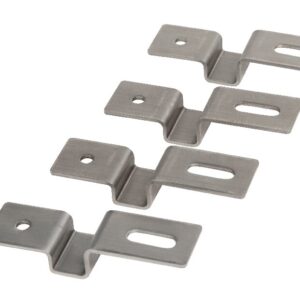 KIT DI 4 STAFFE DI SOSTEGNO - ZINCATE