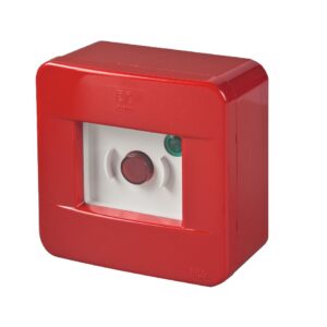 PULSANTE EMERG. 118X118X67 2 SCAMBI+MARTEL.