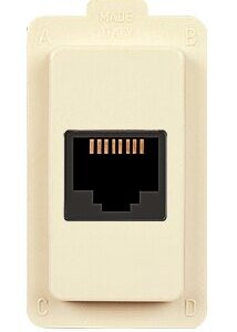 PLACCA TONDO' 1 MODULO AVORIO