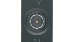 Presa coassiale TV schermata cla A ne satinato