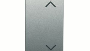 Pulsante interbloccato 1 mod 1p na+na titanio