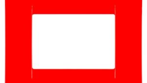 Placca 3 mod rosso geranio System Virna