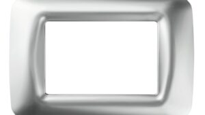 Placca 3 mod cromo soft Top System