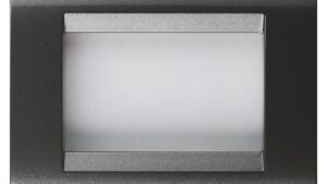 Placca playbus 4m ardesia metallizato